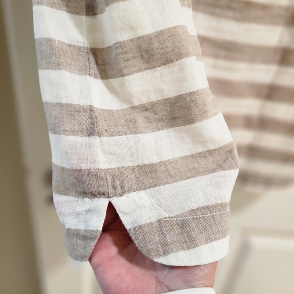 Beachlunchlounge Tan & Cream Shift Dress - Picture 2 of 9